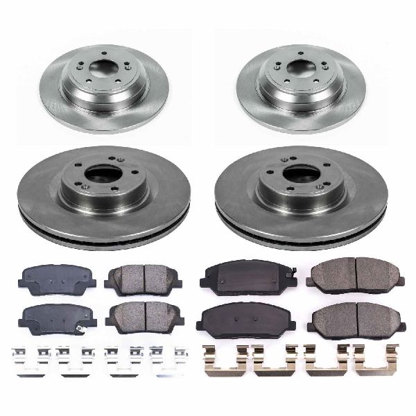 2009 Hyundai Genesis Disc Brake Kit - Front and Rear (Powerstop)
