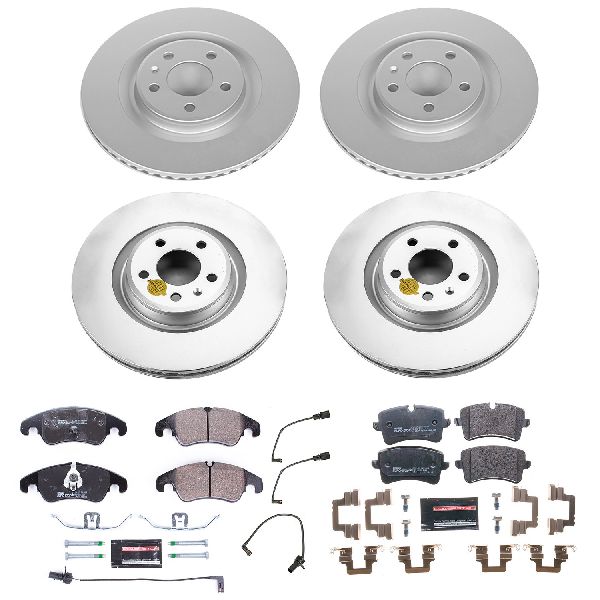 2012 Audi A7 Quattro Disc Brake Kit - Front and Rear (Powerstop)