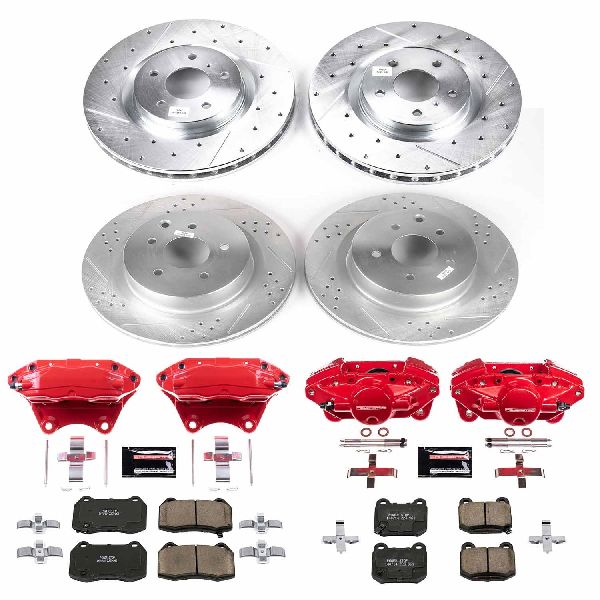 2003-2008 Nissan 350Z Disc Brake Kit - Front and Rear (Powerstop)