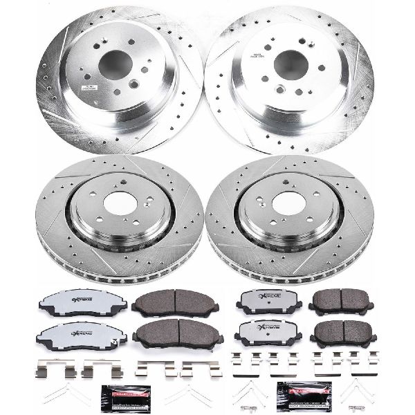 2014-2016 Acura MDX Disc Brake Kit - Front and Rear (Powerstop)