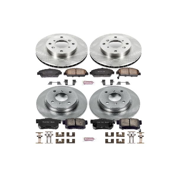 1992-1996 Honda Prelude Disc Brake Kit - Front and Rear (Powerstop)