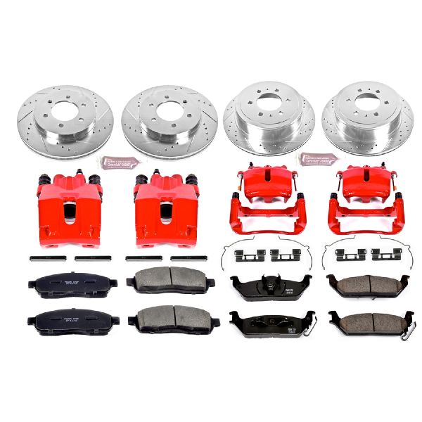 2006-2008 Lincoln Mark LT Disc Brake Kit - Front and Rear (Powerstop)