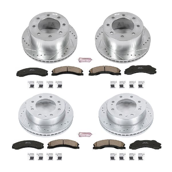 2011 Chevrolet Silverado 3500 HD Disc Brake Kit - Front and Rear (Powerstop)