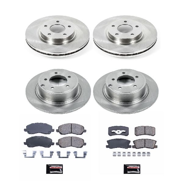 2008-2013 Mitsubishi Outlander Disc Brake Kit - Front and Rear (Powerstop)