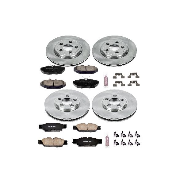 2005 Jaguar S-Type Disc Brake Kit - Front and Rear (Powerstop)