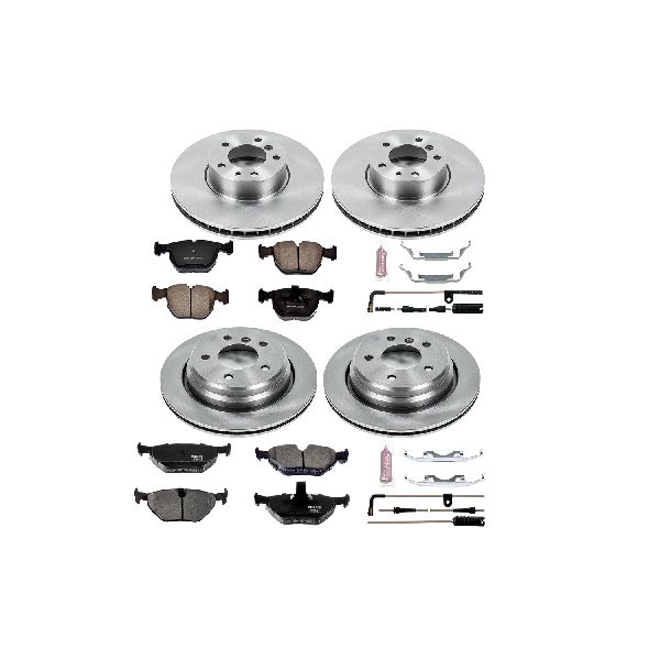 1999-2000 BMW 540i Disc Brake Kit - Front and Rear (Powerstop)
