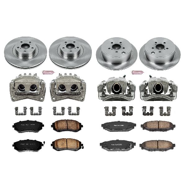 2009-2010 Subaru Forester Disc Brake Kit - Front and Rear (Powerstop)