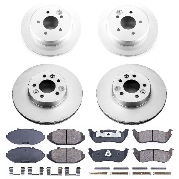 1998-2002 Lincoln Town Car Disc Brake Kit - Front and Rear (Powerstop)