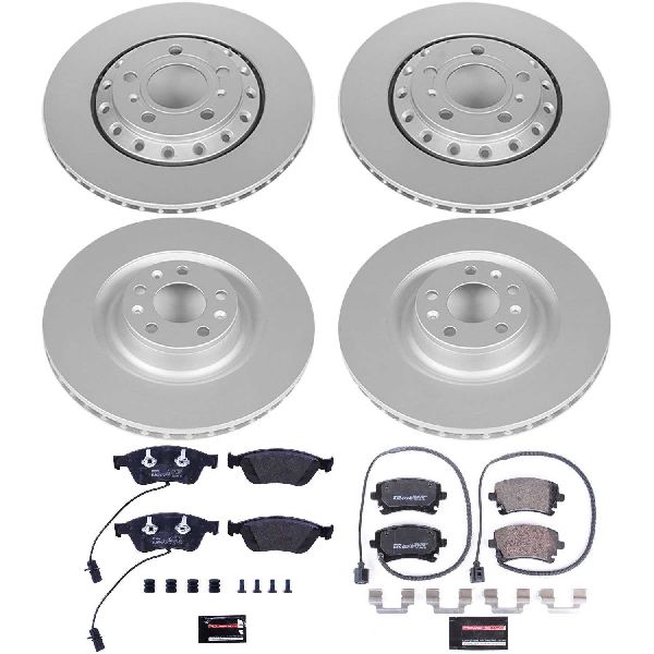 2003-2010 Audi A8 Quattro Disc Brake Kit - Front and Rear (Powerstop)