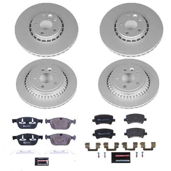 2010-2015 Volvo XC60 Disc Brake Kit - Front and Rear (Powerstop)
