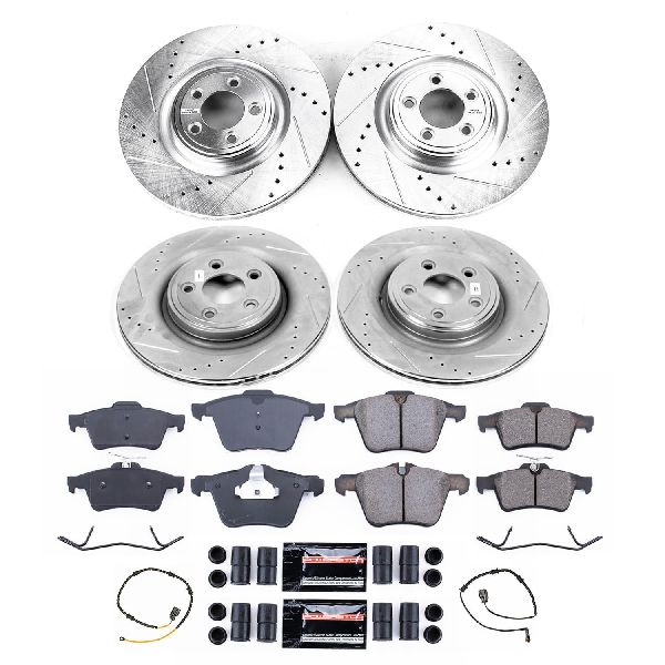 2013-2015 Jaguar XJ Disc Brake Kit - Front and Rear (Powerstop)