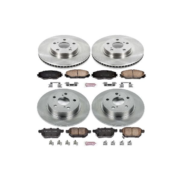 2011-2016 Scion tC Disc Brake Kit - Front and Rear (Powerstop)