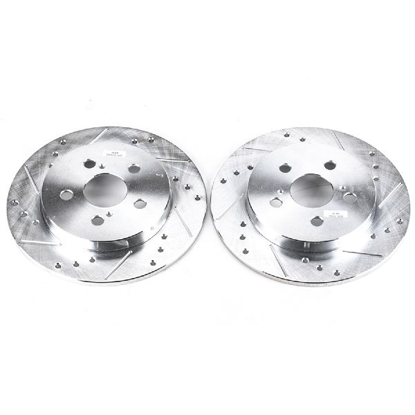 2010-2022 Toyota Prius Disc Brake Rotor Set - Rear (Powerstop)
