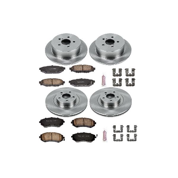 2006-2009 Subaru Legacy Disc Brake Kit - Front and Rear (Powerstop)
