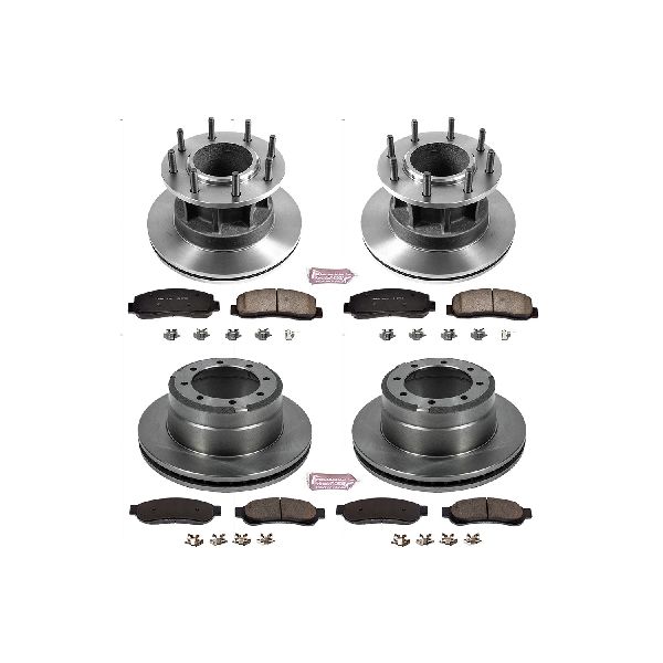 2005-2007 Ford F-350 Super Duty Disc Brake Kit - Front and Rear (Powerstop)
