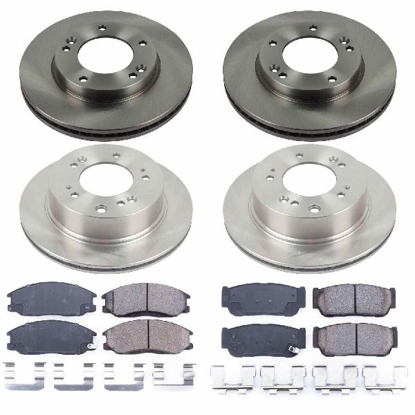 2007-2009 Kia Sorento Disc Brake Kit - Front and Rear (Powerstop)