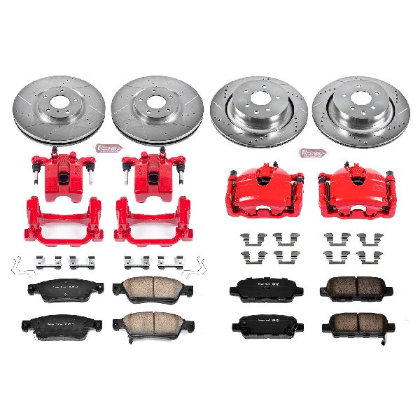 2008-2013 INFINITI G37 Disc Brake Kit - Front and Rear (Powerstop)
