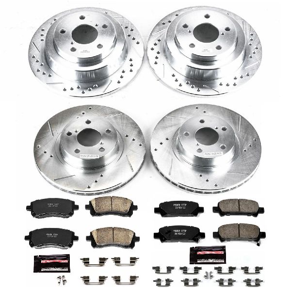 1998-2002 Subaru Forester Disc Brake Kit - Front and Rear (Powerstop)