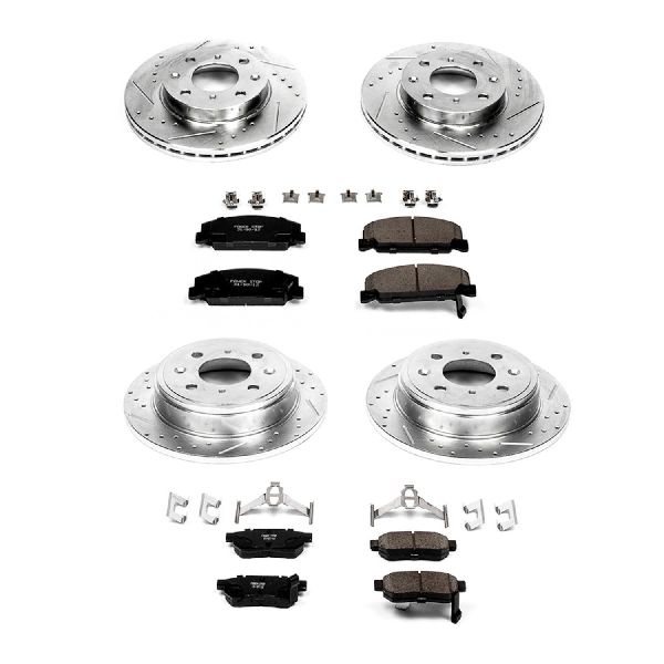 1993-1997 Honda Civic del Sol Disc Brake Kit - Front and Rear (Powerstop)