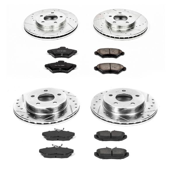 1993-1997 Mercury Cougar Disc Brake Kit - Front and Rear (Powerstop)