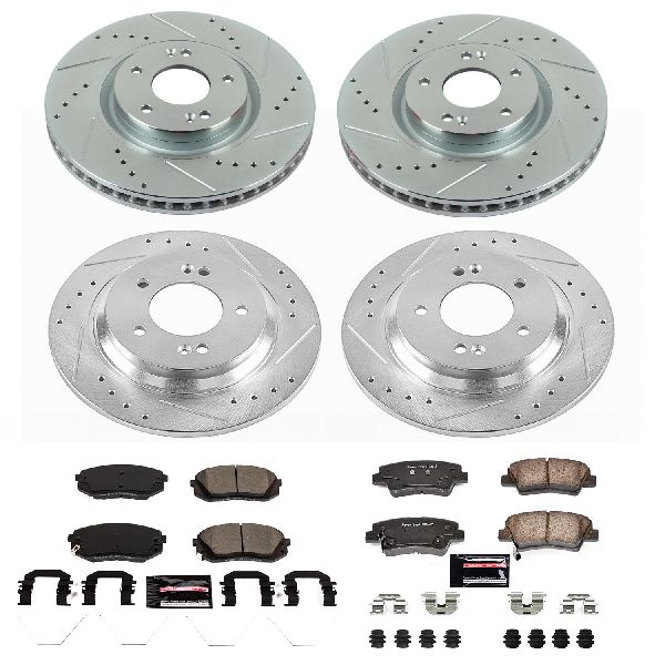 2016-2019 Hyundai Sonata Disc Brake Kit - Front and Rear (Powerstop)