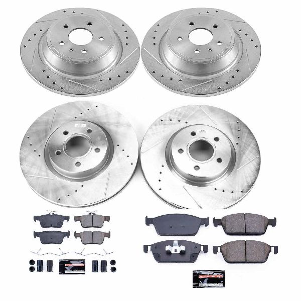 2017-2019 Lincoln MKC Disc Brake Kit - Front and Rear (Powerstop)