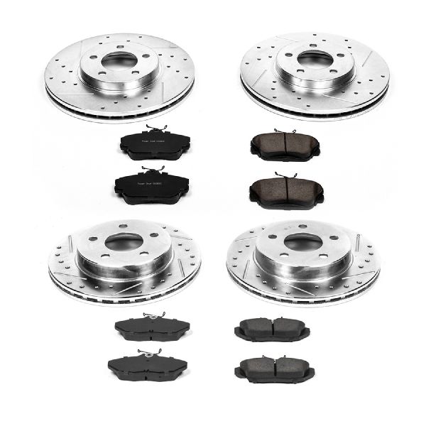 1996-1997 Mercury Cougar Disc Brake Kit - Front and Rear (Powerstop)