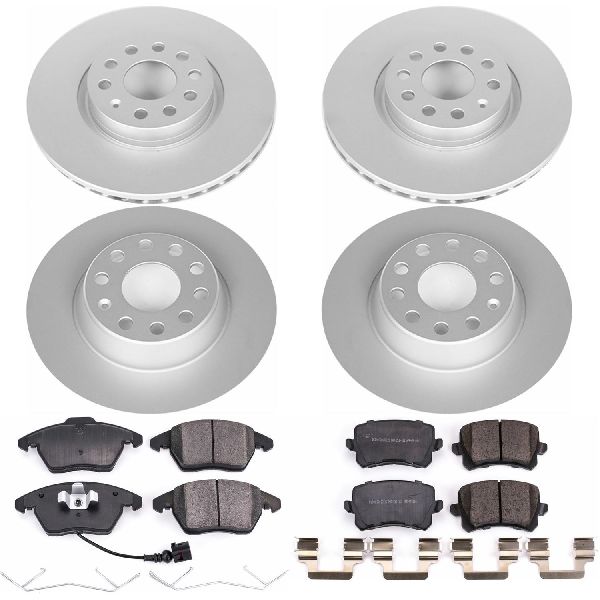 2009 Volkswagen Passat Disc Brake Kit - Front and Rear (Powerstop)