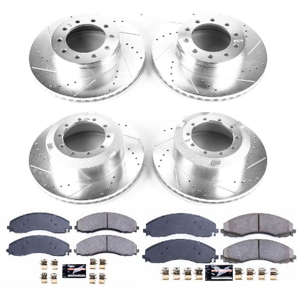 2017-2022 Ford F-550 Super Duty Disc Brake Kit - Front and Rear (Powerstop)
