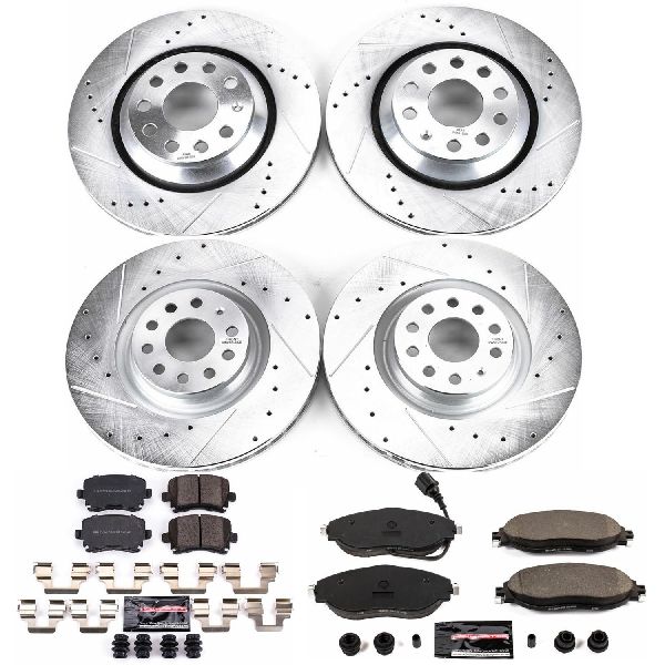 2013-2016 Volkswagen CC Disc Brake Kit - Front and Rear (Powerstop)