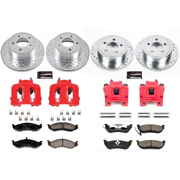 2003-2006 Jeep Wrangler Disc Brake Kit - Front and Rear (Powerstop)
