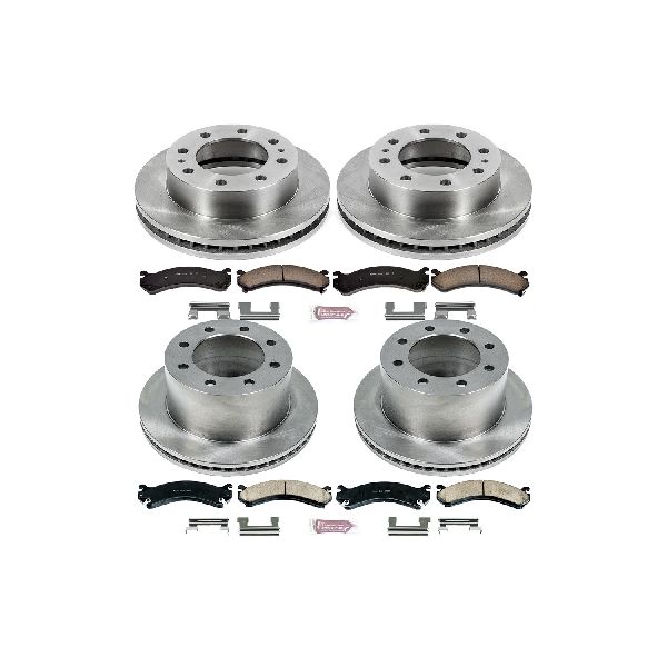 2001-2006 GMC Sierra 3500 Disc Brake Kit - Front and Rear (Powerstop)