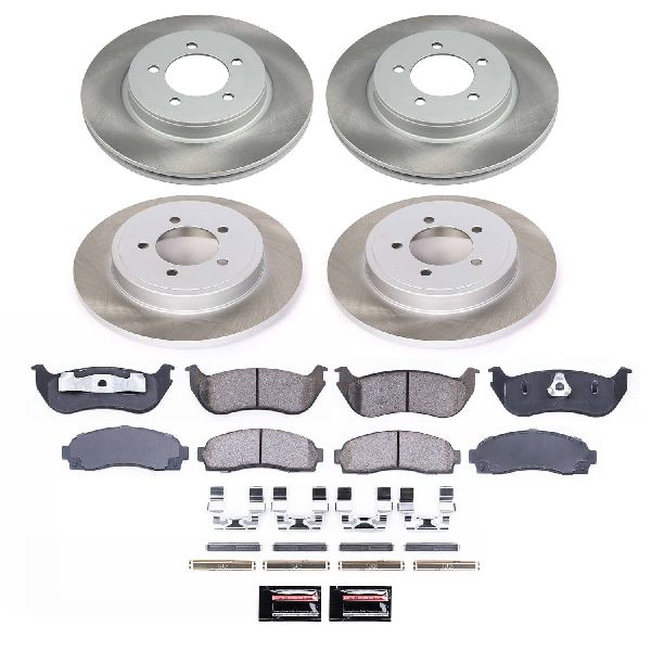 2002-2005 Mercury Mountaineer Disc Brake Kit - Front and Rear (Powerstop)