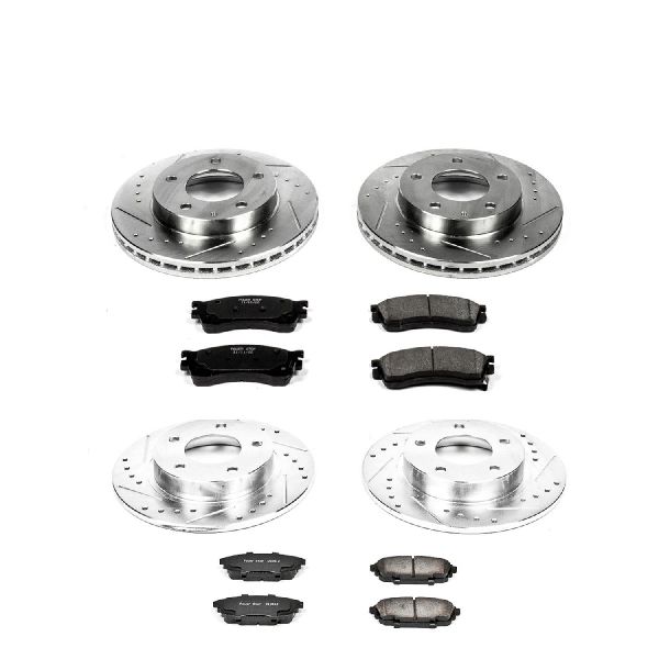 2001-2003 Mazda Protege Disc Brake Kit - Front and Rear (Powerstop)