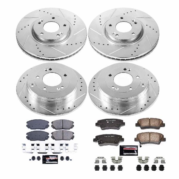 2007-2009 Kia Amanti Disc Brake Kit - Front and Rear (Powerstop)