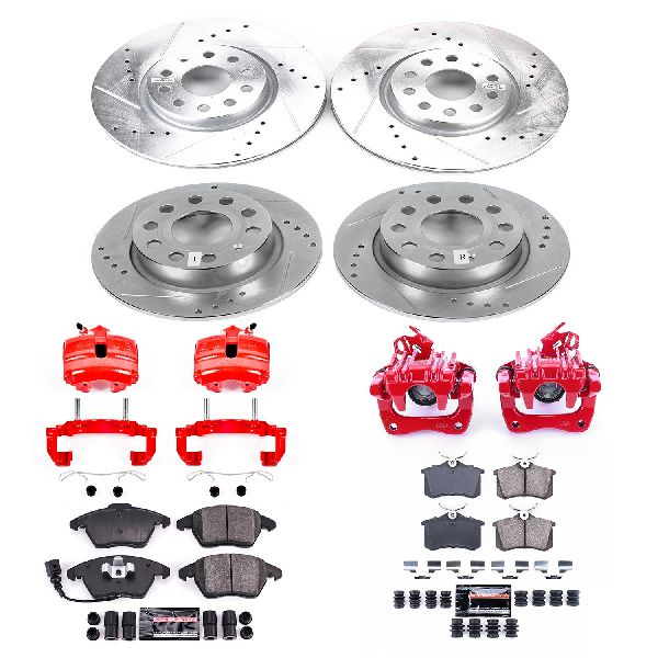 2013 Volkswagen Jetta Disc Brake Kit - Front and Rear (Powerstop)