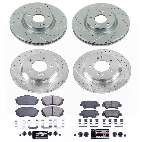 2015 Hyundai Sonata Disc Brake Kit - Front and Rear (Powerstop)