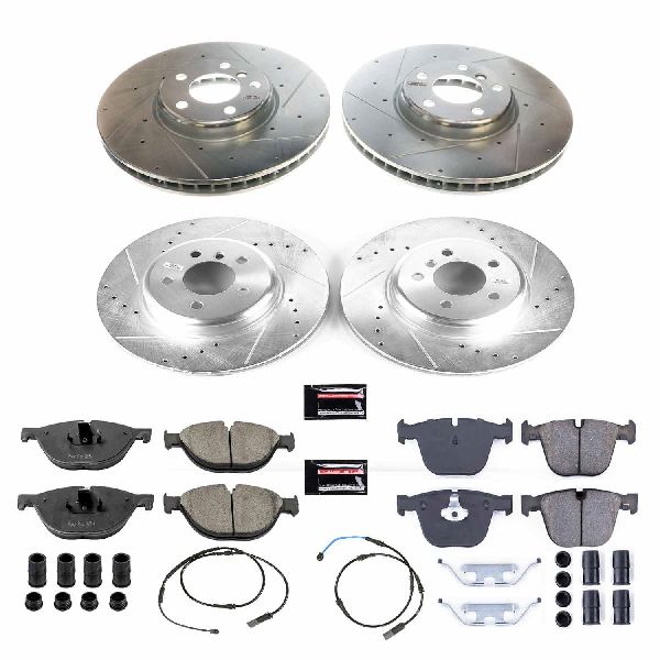2010-2017 BMW 535i GT Disc Brake Kit - Front and Rear (Powerstop)