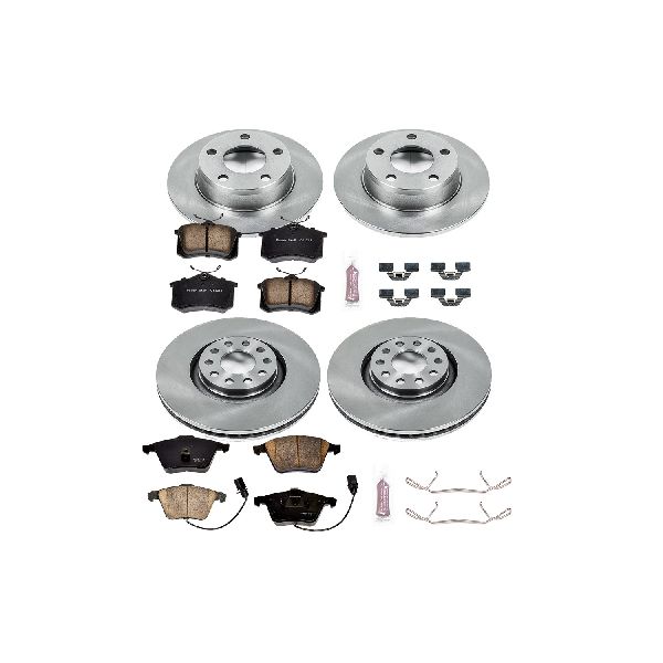 2002-2004 Audi A6 Quattro Disc Brake Kit - Front and Rear (Powerstop)