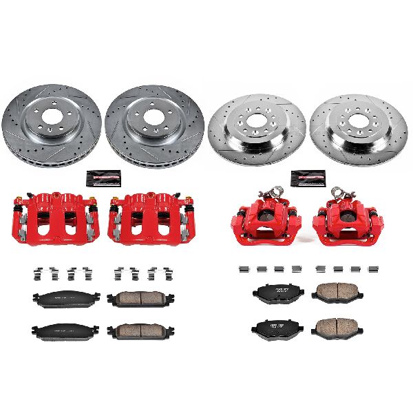 2010-2011 Ford Flex Disc Brake Kit - Front and Rear (Powerstop)