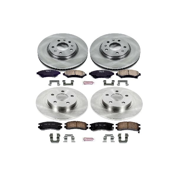 2003-2004 Cadillac Seville Disc Brake Kit - Front and Rear (Powerstop)