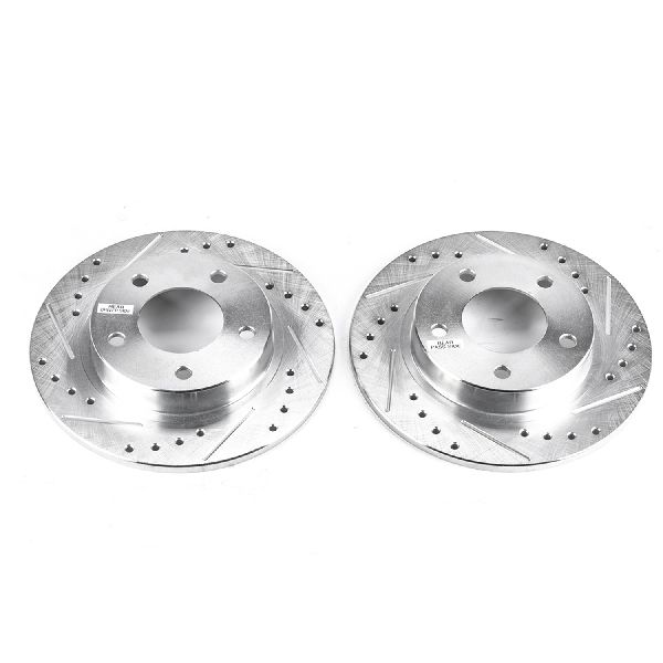 2001-2003 Mazda Protege Disc Brake Rotor Set - Rear (Powerstop)