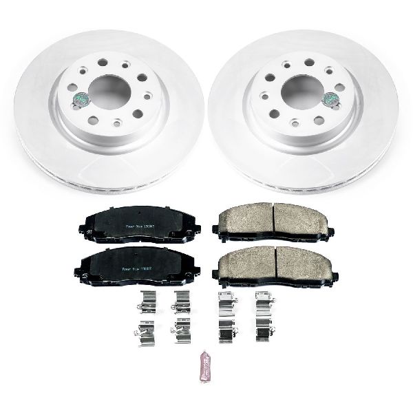 2018-2024 Jeep Wrangler Disc Brake Kit - Front (Powerstop)