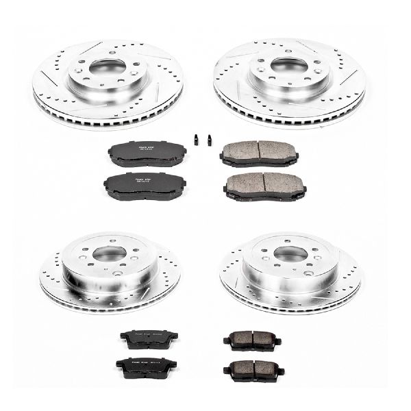 2007-2012 Mazda CX-7 Disc Brake Kit - Front and Rear (Powerstop)