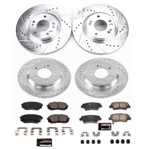 2016-2019 Hyundai Sonata Disc Brake Kit - Front and Rear (Powerstop)