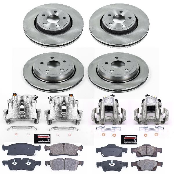 2011-2017 Dodge Durango Disc Brake Kit - Front and Rear (Powerstop)