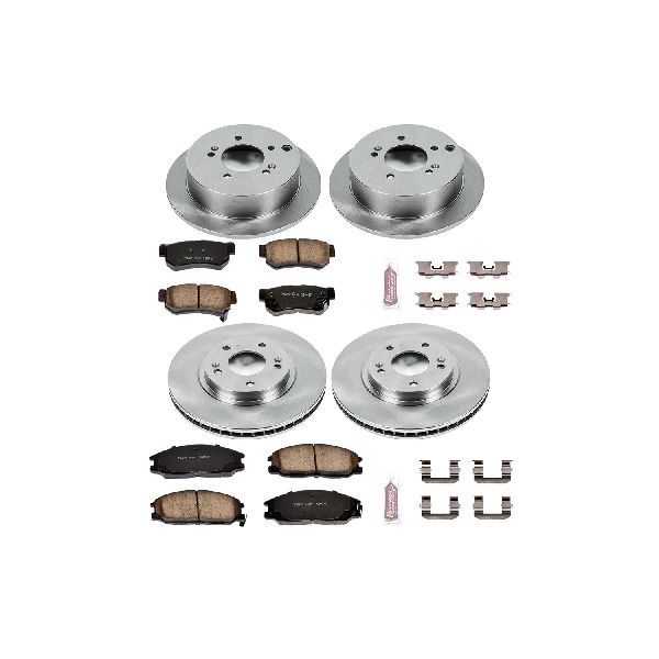 2001-2006 Hyundai Santa Fe Disc Brake Kit - Front and Rear (Powerstop)