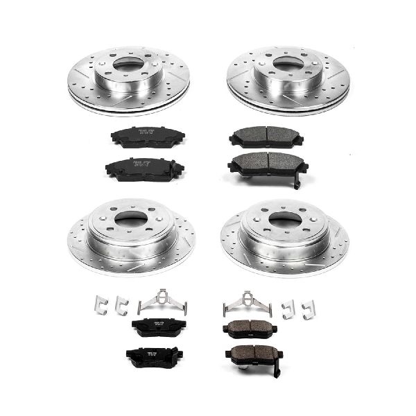 1990-1991 Honda CRX Disc Brake Kit - Front and Rear (Powerstop)