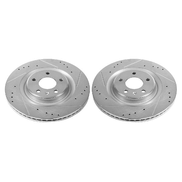 2014-2018 Audi A6 Disc Brake Rotor Set - Rear (Powerstop)