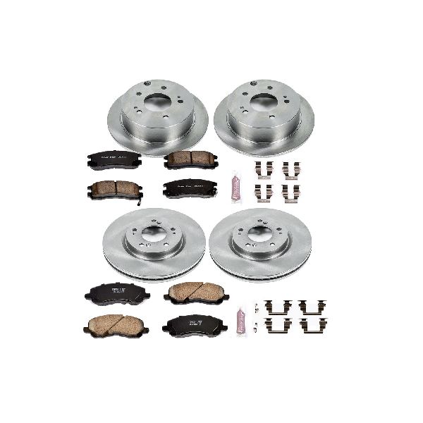 2004-2007 Mitsubishi Galant Disc Brake Kit - Front and Rear (Powerstop)